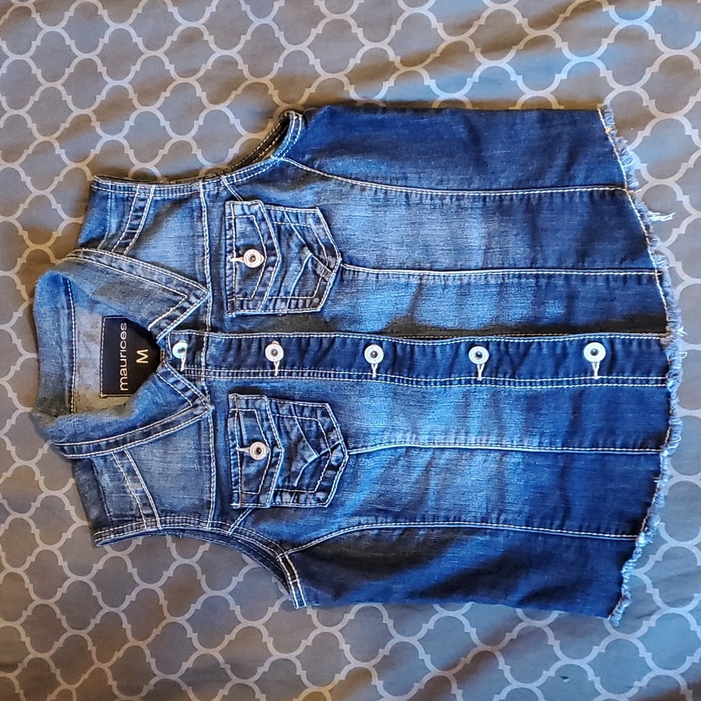💚  Denim vest